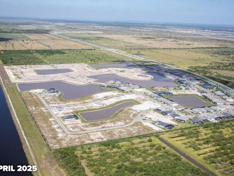 Site preparation and early development at BELTERRA in Port St. Lucie, FL (Image 100).