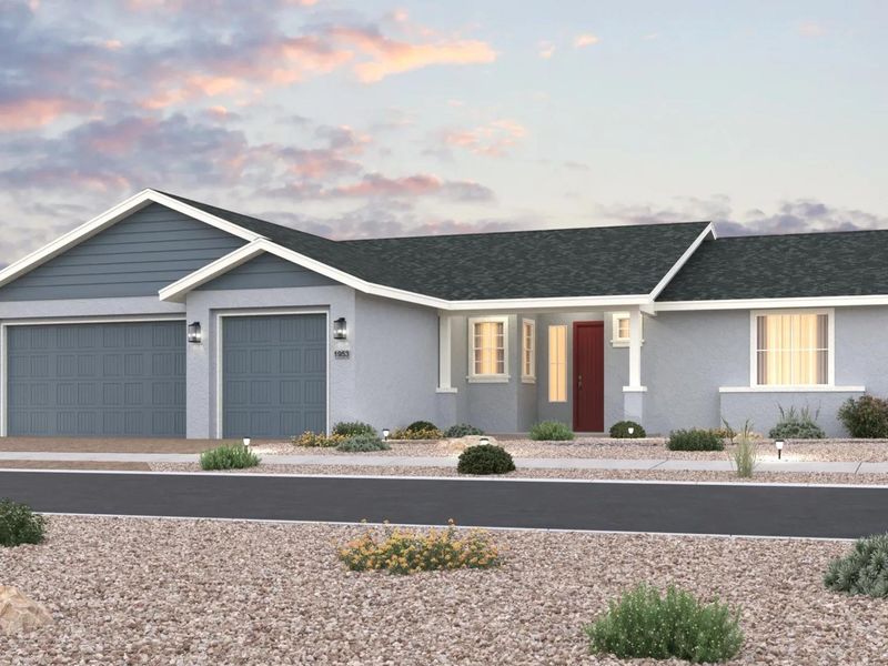 Front exterior of a home in the Westwood community, located in Prescott, AZ (Image 3).