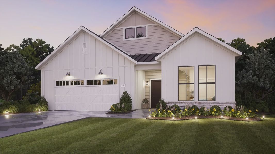 Front exterior of a home in the The Courtyards at Franklin Road community, located in Murfreesboro, TN (Image 10).