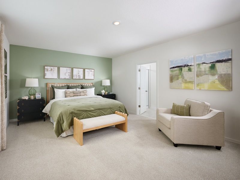 Furnished interior in a model home at Pine Ridge Meadows in Hudson (Image 6). Furnished interior in a model home at Pine Ridge Meadows in Hudson (Image 6).