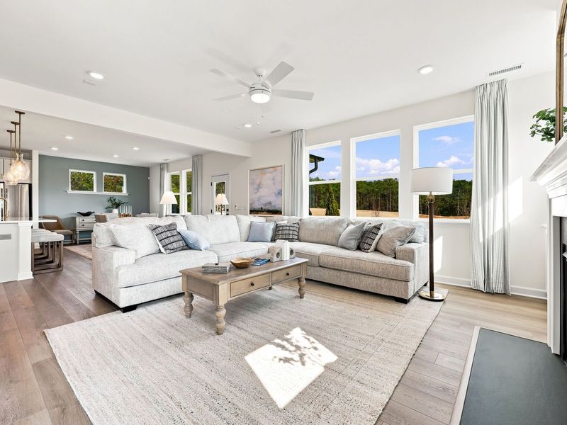 Furnished interior in a model home at Montrose in Aberdeen (Image 33).