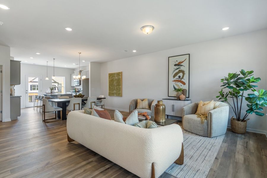 Furnished interior in a model home at Sweetbriar Place in Lebanon (Image 20).