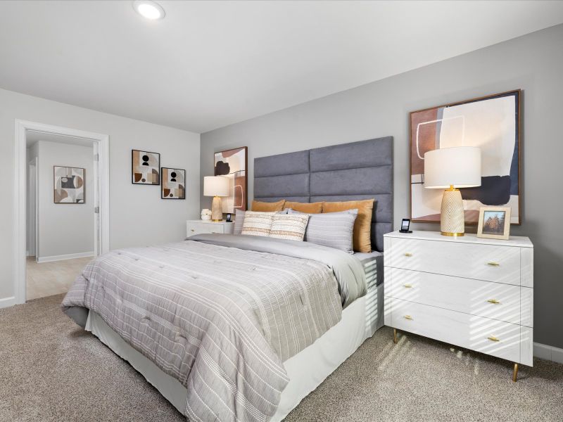 Furnished interior in a model home at The Farm at Wells Creek - Signature Collection in Gray Court (Image 14). Furnished interior in a model home at The Farm at Wells Creek - Signature Collection in Gray Court (Image 14).