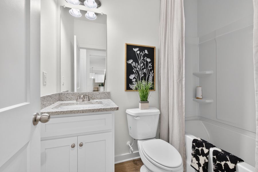 Furnished interior in a model home at Red Bird Manor in Jefferson (Image 28).