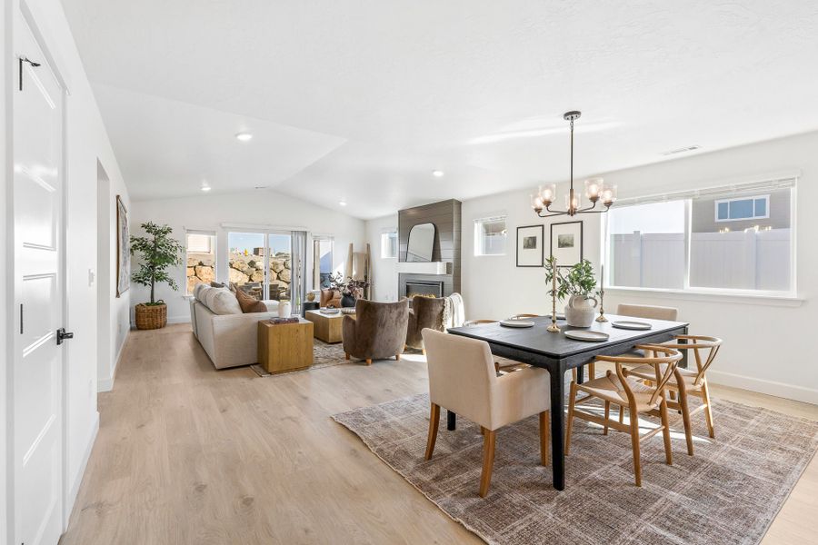 Furnished interior in a model home at Upland Meadows in Hermiston (Image 20).