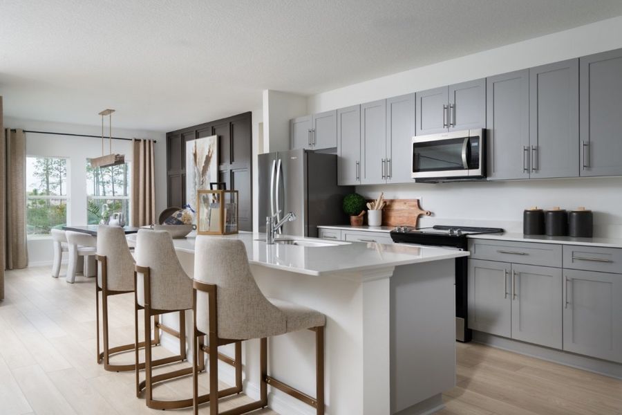 Furnished interior in a model home at Two Rivers in Zephyrhills (Image 6).
