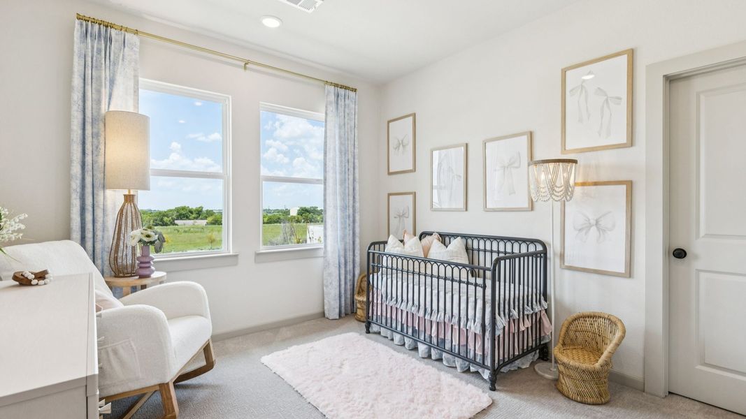 Furnished interior in a model home at The Heights at Uptown Celina in Celina (Image 24).