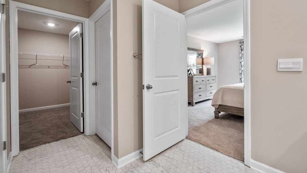 Furnished interior in a model home at Cambridge Creek in Piedmont (Image 23).