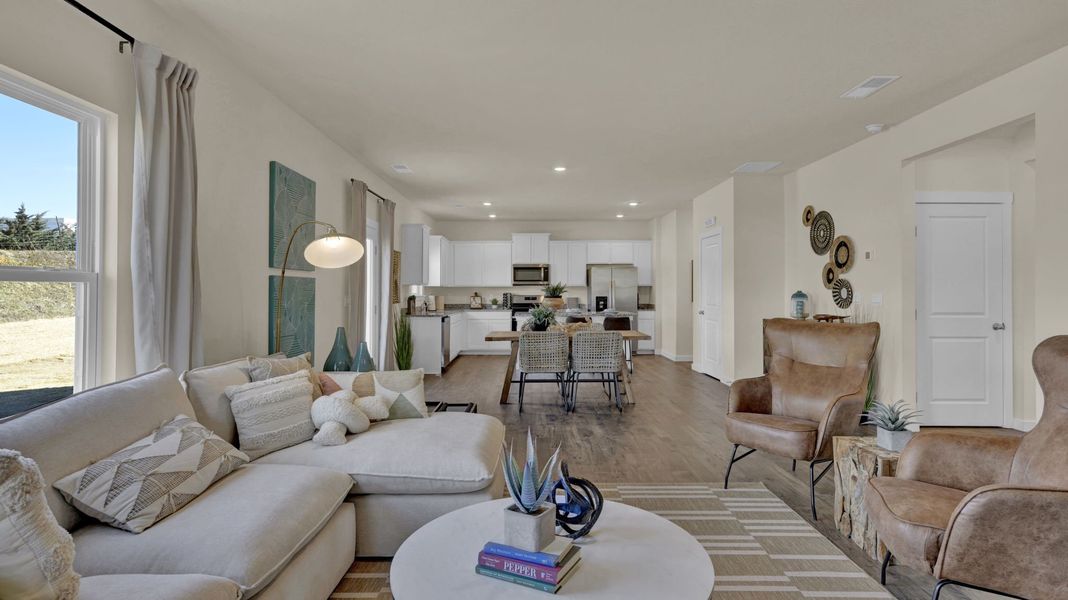 Furnished interior in a model home at Polo Fields in Kingsport (Image 19).