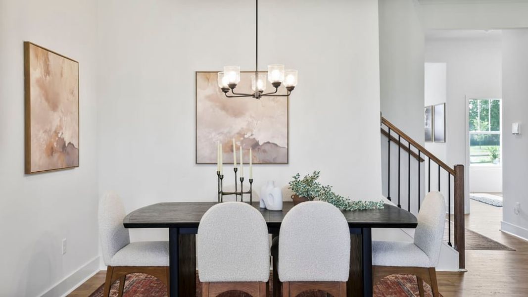 Furnished interior in a model home at Williams Ridge in Woodruff (Image 10).