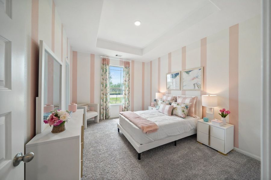 Furnished interior in a model home at Southfork Ranch in Sealy (Image 15).