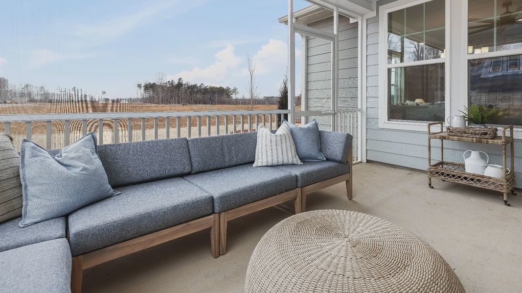 Furnished interior in a model home at Owen Park in Gibsonville (Image 24).