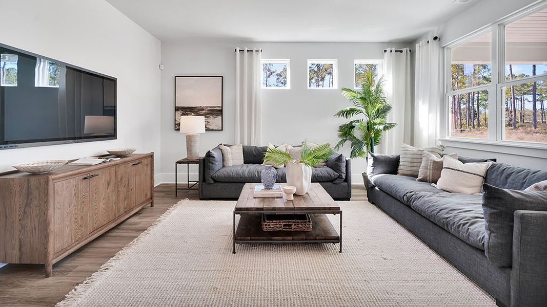 Furnished interior in a model home at Rolling Hills in Bolivia (Image 5). Furnished interior in a model home at Rolling Hills in Bolivia (Image 5).