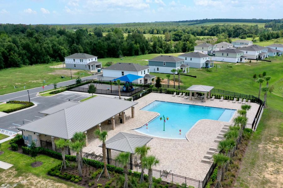 Pool Amenity at Eagletail Landings by Trinity Family Builders
