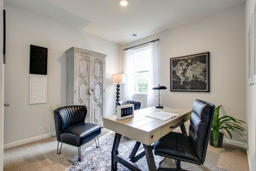 Furnished interior in a model home at Hartmann Crossing in Lebanon (Image 23). Furnished interior in a model home at Hartmann Crossing in Lebanon (Image 23).