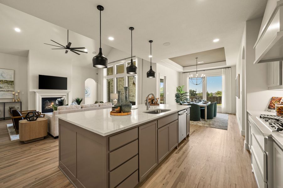 Furnished interior in a model home at NorthGlen in Haslet (Image 19). Furnished interior in a model home at NorthGlen in Haslet (Image 19).