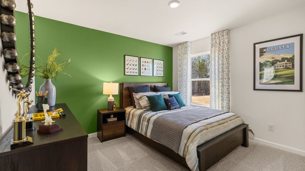 Furnished interior in a model home at Kingston Ranch at Lake Oconee in Buckhead (Image 17).