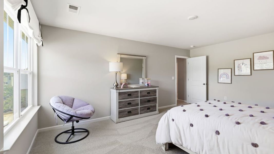 Furnished interior in a model home at Treemont Commons in Wellford (Image 27).