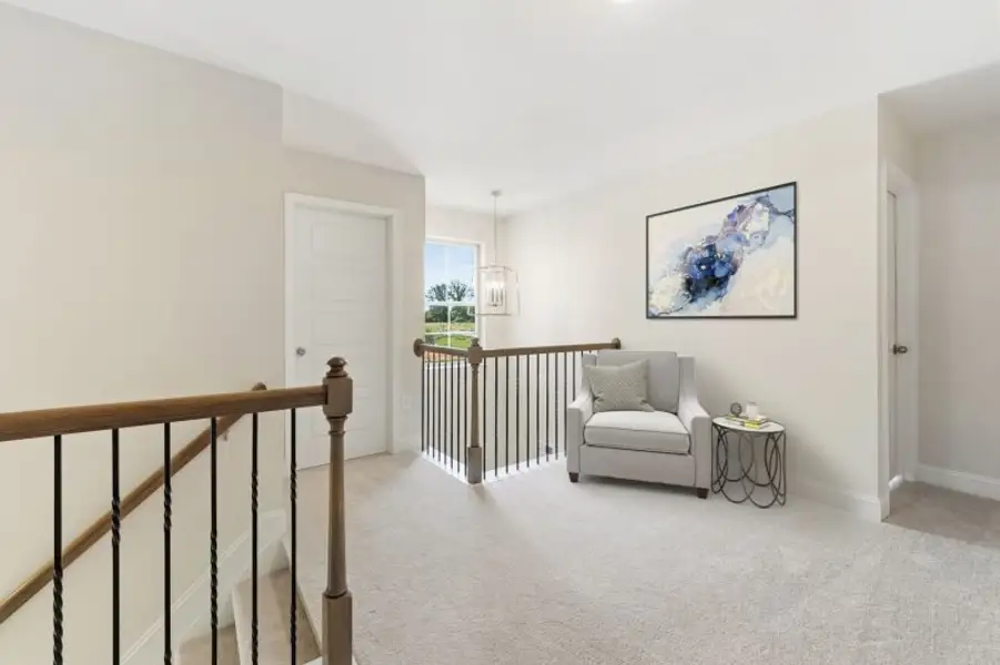 Furnished interior in a model home at Trinity Meadows in Trinity (Image 23).