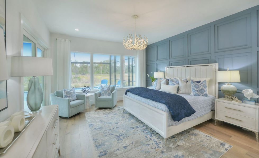 Furnished interior in a model home at Veranda Bay in Flagler Beach (Image 23). Furnished interior in a model home at Veranda Bay in Flagler Beach (Image 23).