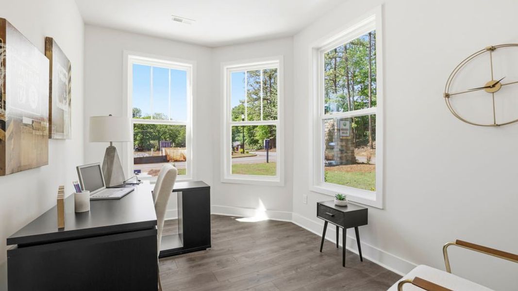 Furnished interior in a model home at Hidden Hills in Spartanburg (Image 18). Furnished interior in a model home at Hidden Hills in Spartanburg (Image 18).