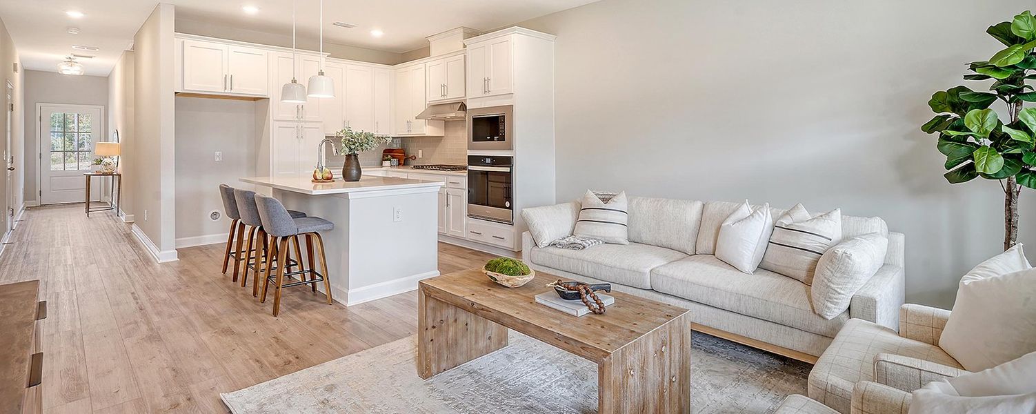 Furnished interior in a model home at Hammock Walk at Nexton in Summerville (Image 27).