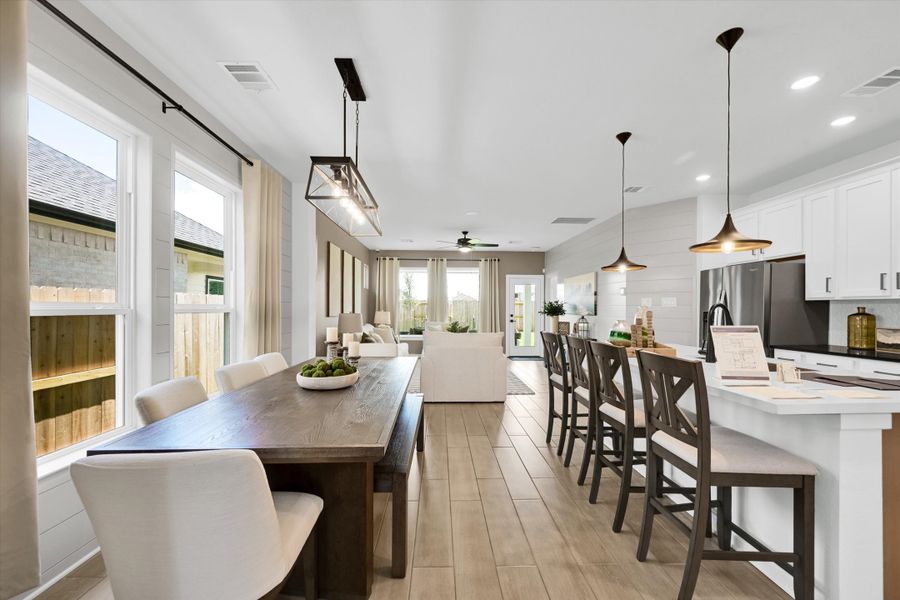 Furnished interior in a model home at La Segarra 40' in Brookshire (Image 3). Furnished interior in a model home at La Segarra 40' in Brookshire (Image 3).