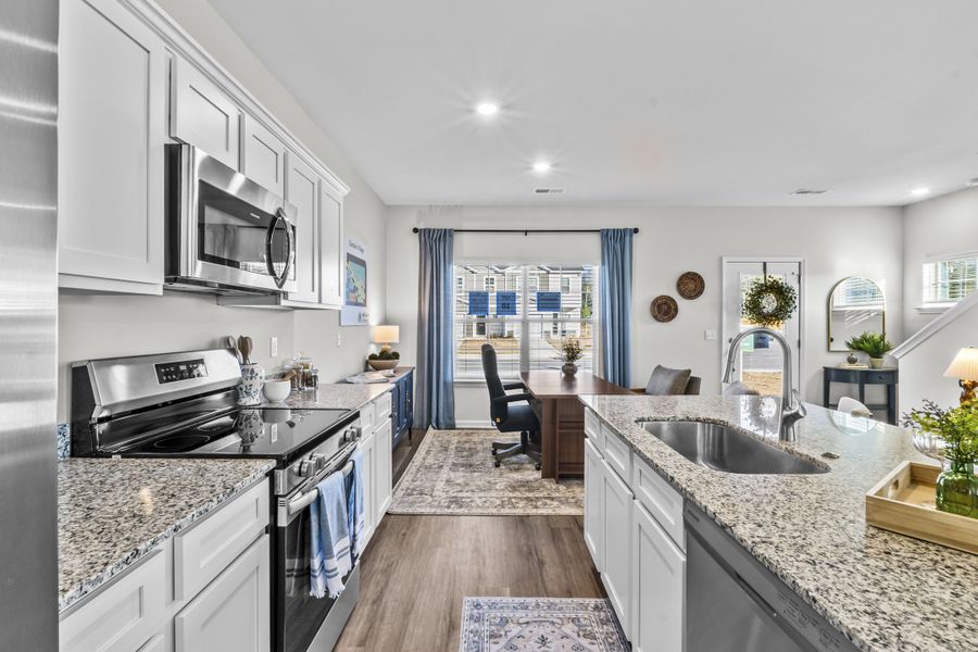 Furnished interior in a model home at Greenlawn Village in Columbia (Image 8). Furnished interior in a model home at Greenlawn Village in Columbia (Image 8).