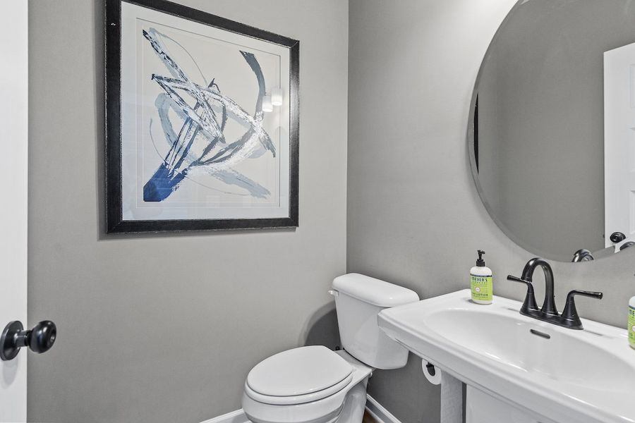 Furnished interior in a model home at Glendale Towns in Conyers (Image 38). Furnished interior in a model home at Glendale Towns in Conyers (Image 38).