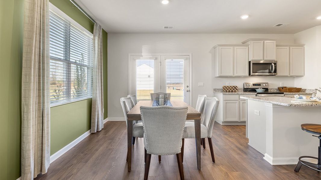 Furnished interior in a model home at Windsor Meadows in Augusta (Image 7).