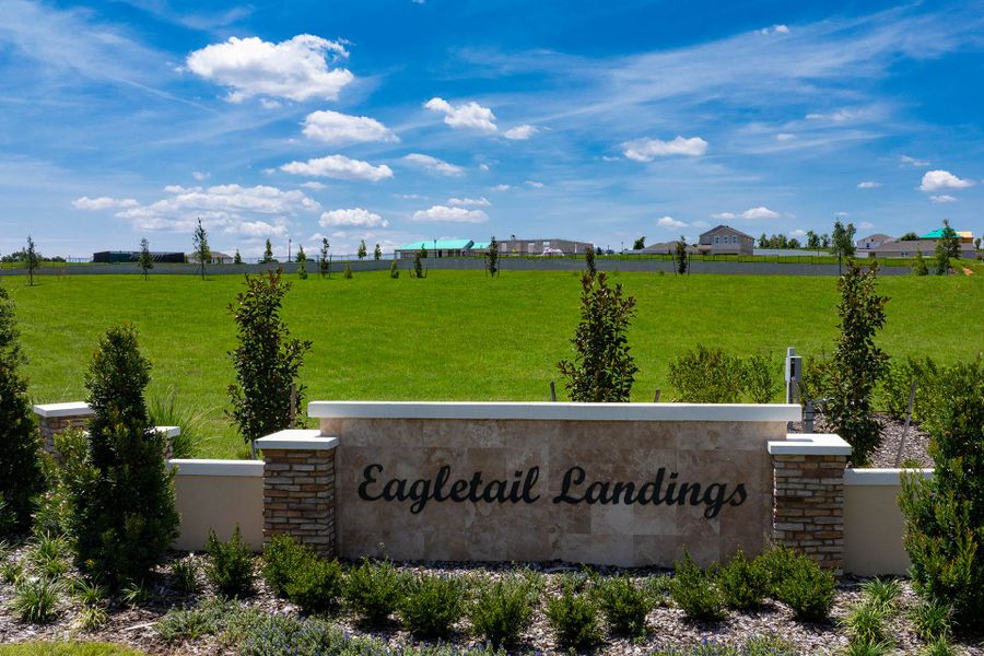 Eagletail Landings by Trinity Family Builders - entrance monument