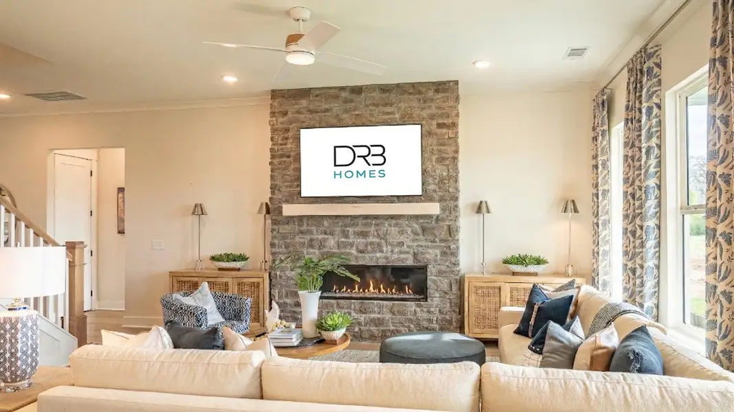 Furnished interior in a model home at Northridge Park in Murfreesboro (Image 7).