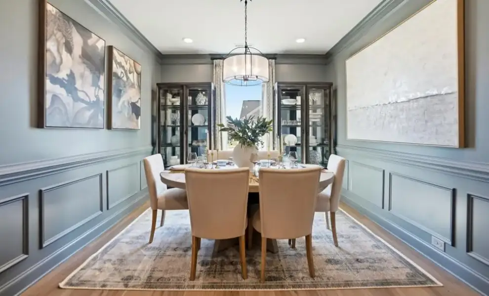 Furnished interior in a model home at Paisley Pointe in Boiling Springs (Image 39).