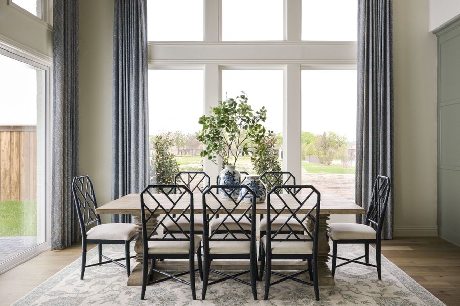 Furnished interior in a model home at The Homestead in Rockwall (Image 5). Furnished interior in a model home at The Homestead in Rockwall (Image 5).