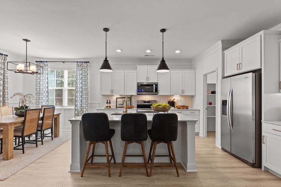 Furnished interior in a model home at Legacy Lakes in Aberdeen (Image 7).