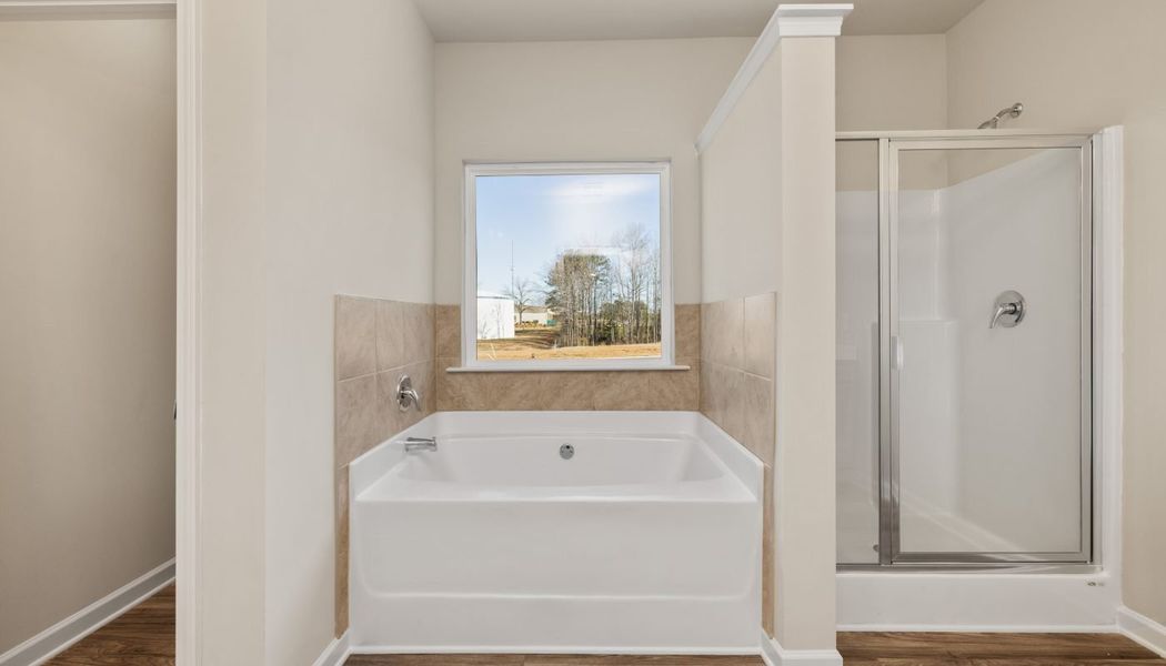 Furnished interior in a model home at Garden Walk in Jackson (Image 31). Furnished interior in a model home at Garden Walk in Jackson (Image 31).