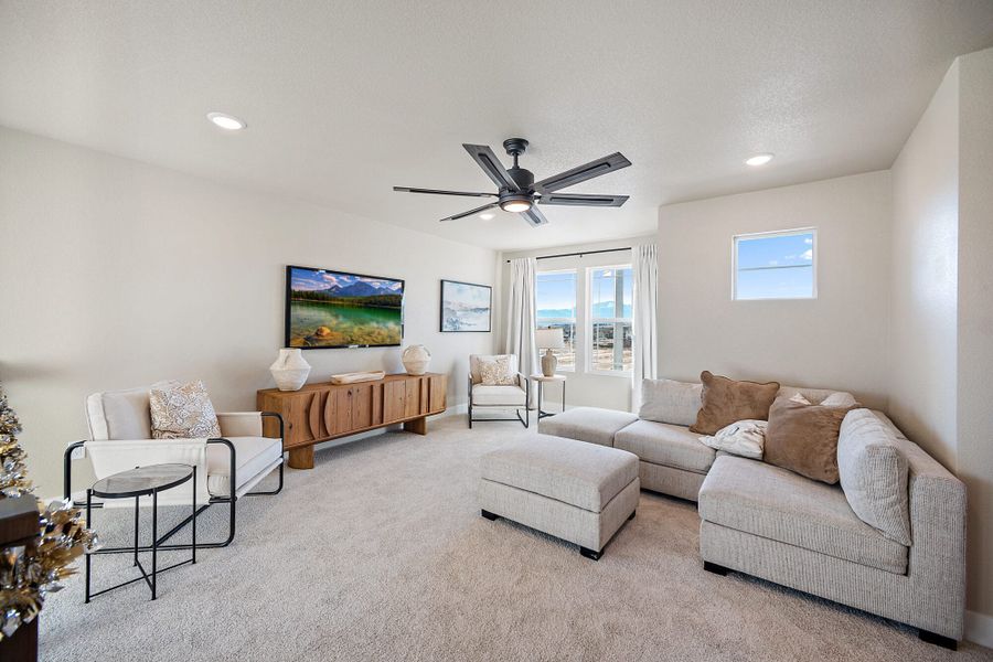 Furnished interior in a model home at Aspen Meadows-4 in Colorado Springs (Image 21).