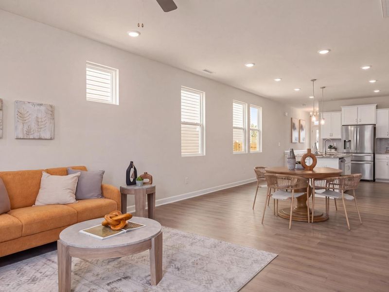 Furnished interior in a model home at Gregory Village in Lillington (Image 14). Furnished interior in a model home at Gregory Village in Lillington (Image 14).