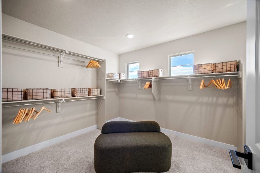 Furnished interior in a model home at Aspen Meadows-4 in Colorado Springs (Image 32).