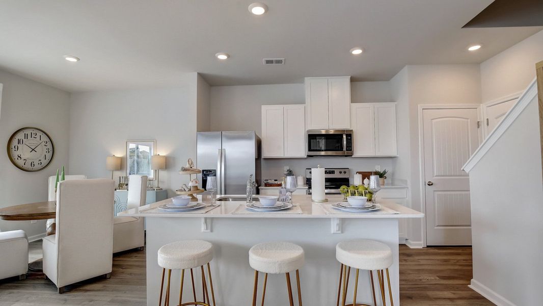 Furnished interior in a model home at Addison Park in Lebanon (Image 37).