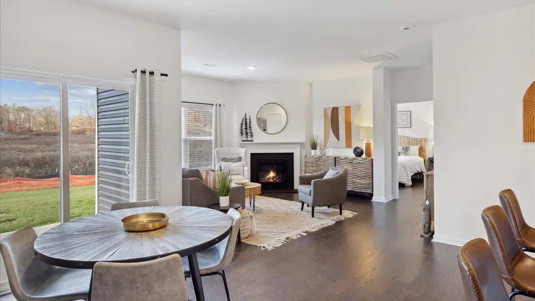 Furnished interior in a model home at The Ridge at Neals Landing in Knoxville (Image 7).