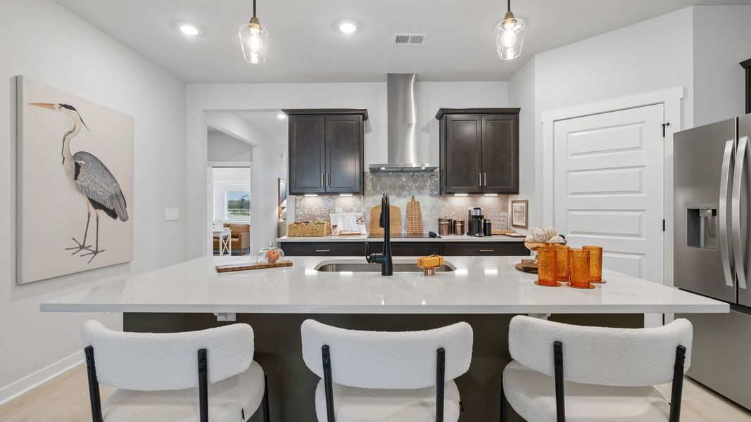 Furnished interior in a model home at Reserve at Hickory Ridge in Columbia (Image 25).