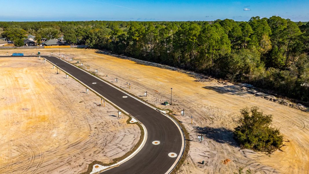 Site preparation and early development at Buckeye's Landing in Navarre, FL (Image 28).