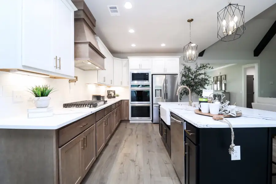 Furnished interior in a model home at Spring Creek in Monroe (Image 7).