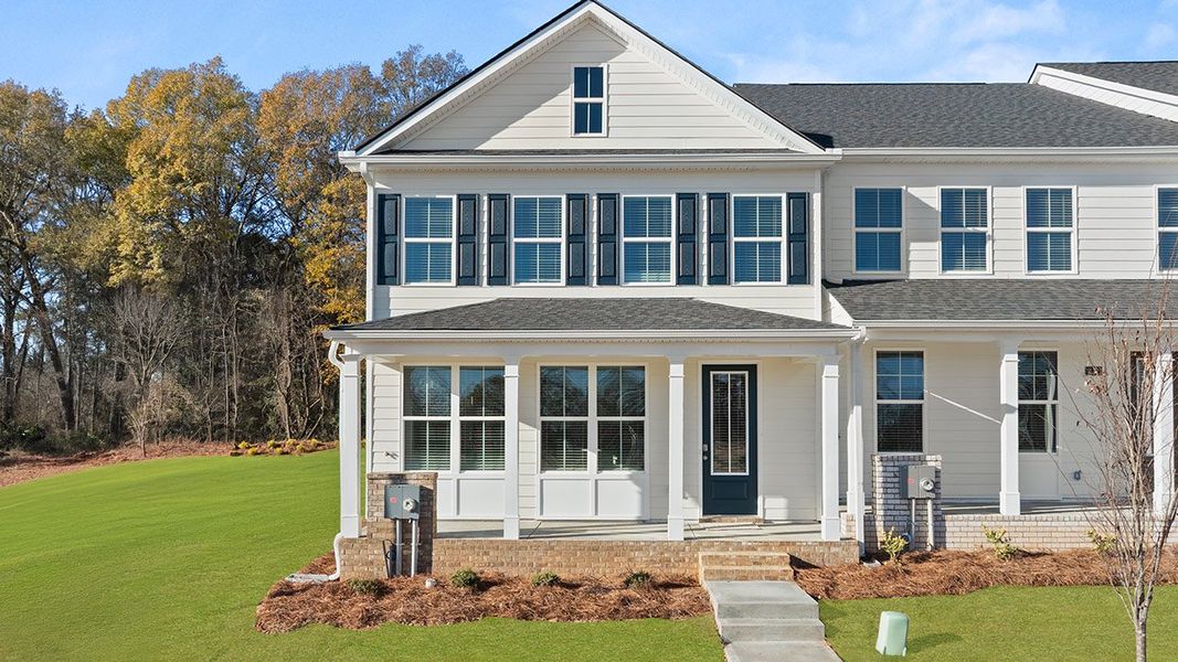 Front exterior of a home in the Brookland Commons community, located in Monroe, GA (Image 12).
