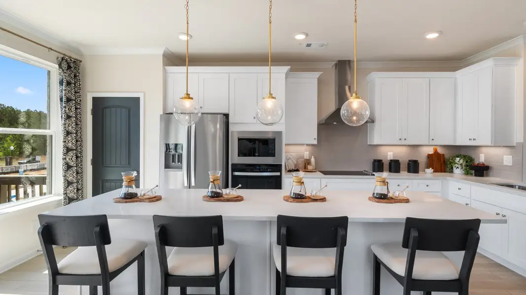 Furnished interior in a model home at Barrett Pointe in Kennesaw (Image 3).