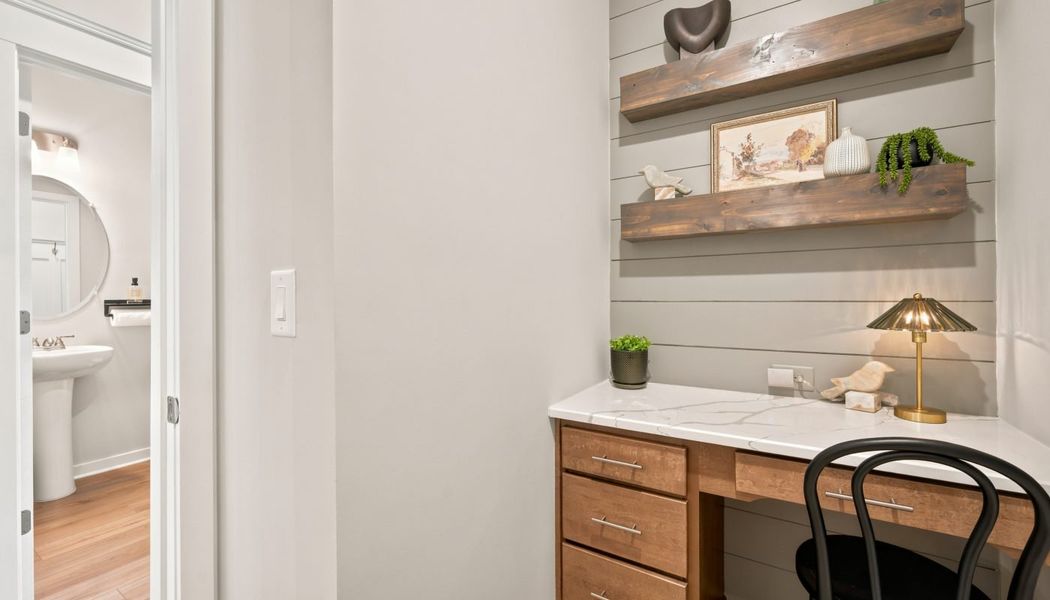 Furnished interior in a model home at Fowler Farms in Auburn (Image 67).
