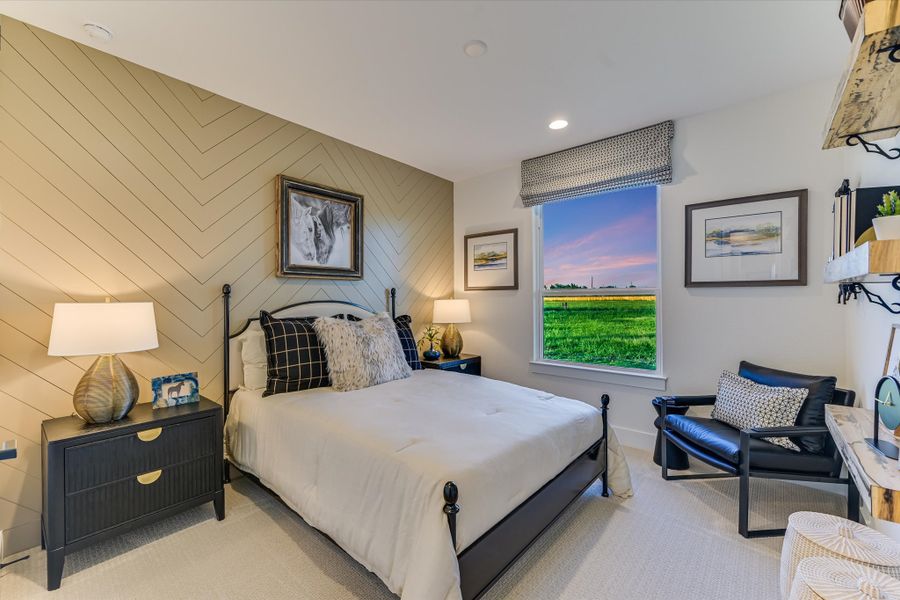 Furnished interior in a model home at Scofield Farms Estates in Georgetown (Image 41).