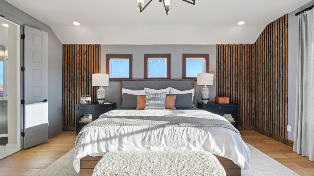 Furnished interior in a model home at Sunflower Ridge in New Braunfels (Image 26).
