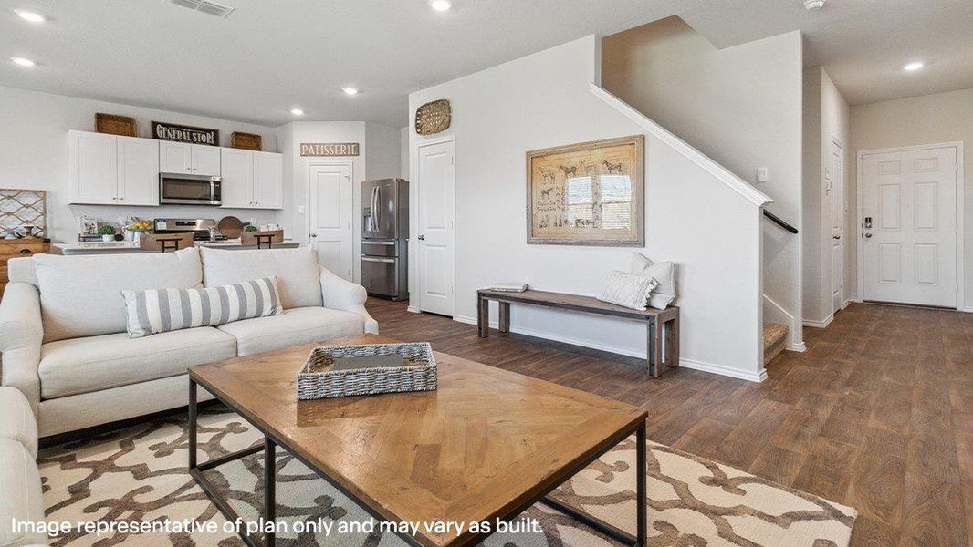 Furnished interior in a model home at Seneca Trails in Leon Valley (Image 3).